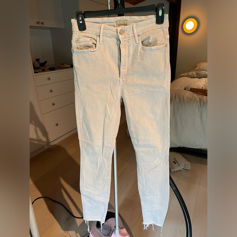 Mother Denim Skinny in size 26 - nude